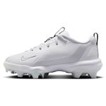 Nike Force Trout 9 Pro MCS Molded Baseball Cleat - Kids' White / Black Pure Platinum