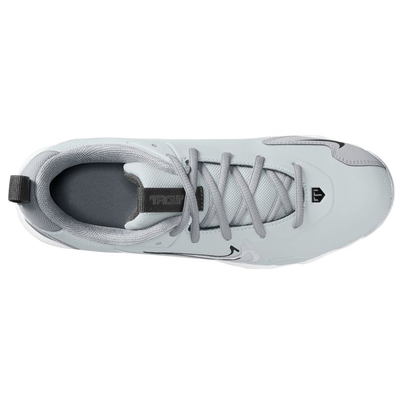 Nike Force Trout 9 Keystone Molded Baseball Cleat - Kids' Pure Platinum / White Wolf Grey Black