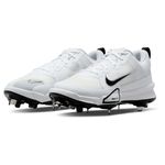 Nike Force Zoom Trout 9 Pro Baseball Cleat - Men's White / Black Pure Platinum