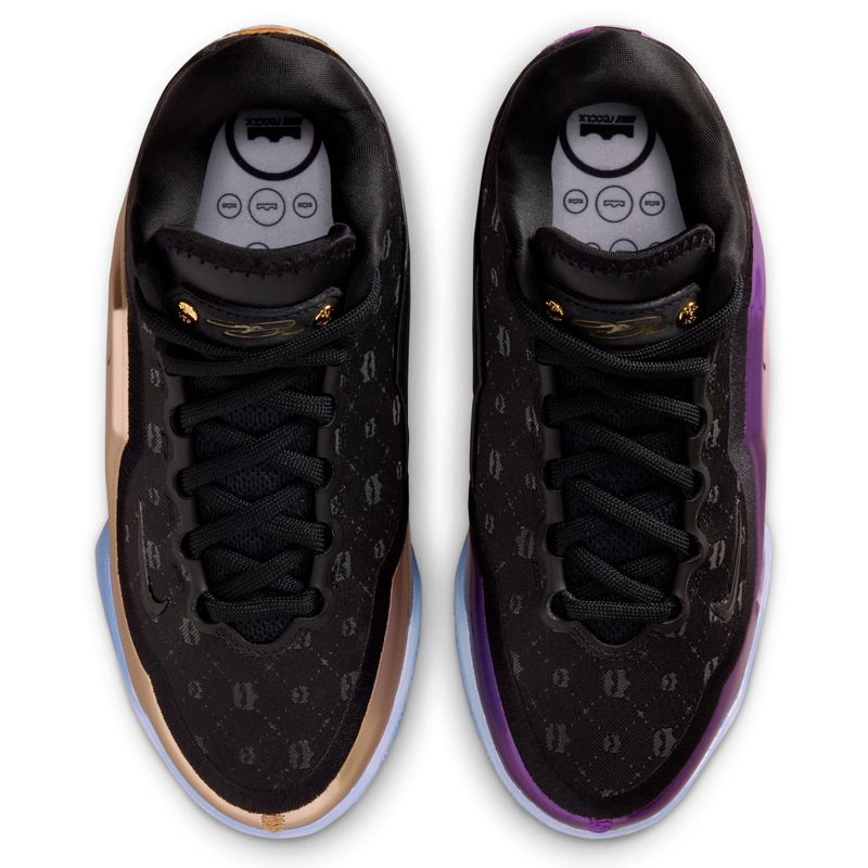 Nike LeBron XXIII Alt 1 Basketball Shoe - Kids' Black / Black / Metallic Gold