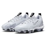 Nike Force Trout 9 Keystone Molded Baseball Cleat - Kids' Pure Platinum / White Wolf Grey Black