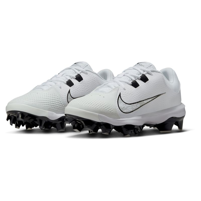 Nike Hyperdiamond 4 Pro MCS Molded Softball Cleat - Women's White / Black Pure Platinum