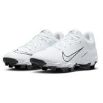 Nike Hyperdiamond 4 Keystone Molded Baseball Cleat - Women's White / Pure Platinum Black