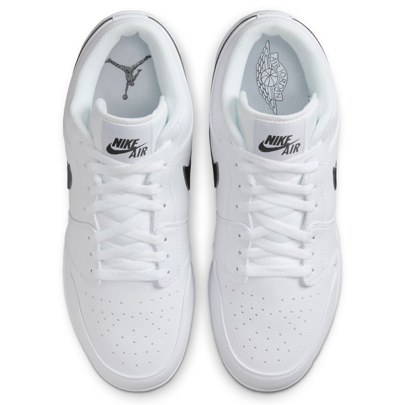 Nike Jordan 1 Retro MCS Low Molded Baseball Cleat - Men's White / Black