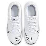 Nike Hyperdiamond 4 Keystone Molded Baseball Cleat - Kids' White / Pure Platinum Black