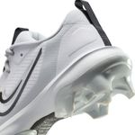 Nike Force Trout 9 Pro MCS Molded Baseball Cleat - Kids' White / Black Pure Platinum