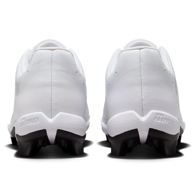 Nike Hyperdiamond 4 Keystone Molded Baseball Cleat - Kids' White / Pure Platinum Black