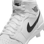 Nike Jordan 1 Retro MCS Molded Baseball Cleat - Men's White / Black