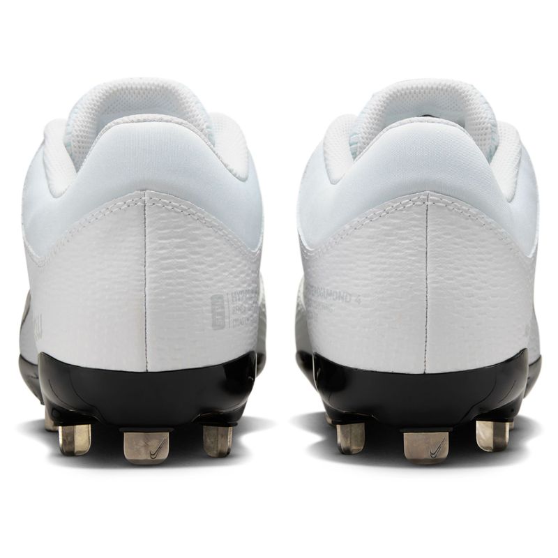Nike Hyperdiamond 4 Pro Molded Softball Cleat - Women's White / Wolf Grey Black