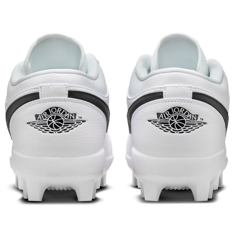 Nike Jordan 1 Retro MCS Low Molded Baseball Cleat - Men's White / Black