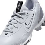 Nike Force Trout 9 Keystone Molded Baseball Cleat - Kids' Pure Platinum / White Wolf Grey Black