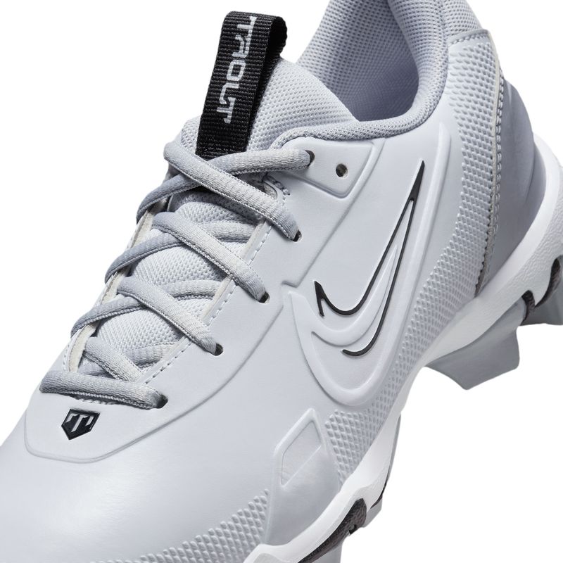 Nike Force Trout 9 Keystone Molded Baseball Cleat - Kids' Pure Platinum / White Wolf Grey Black