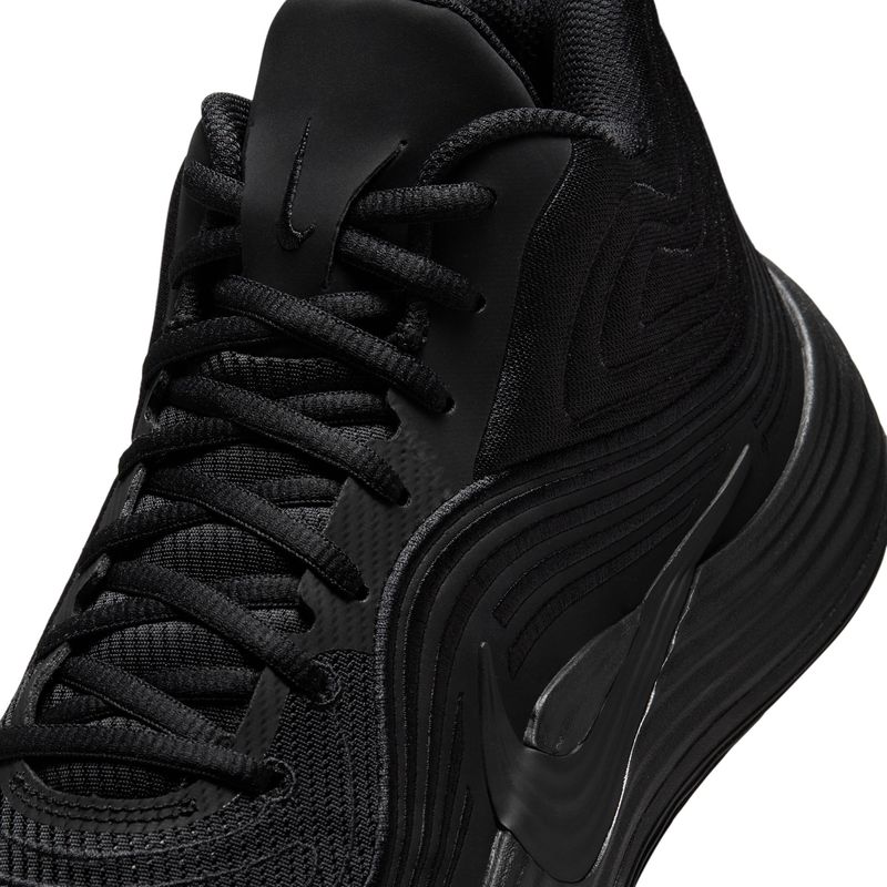 Nike Precision 8 Mid Basketball Shoe - Men's Black / Black / Black