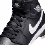 Nike Jordan 1 Retro Metal Baseball Cleat - Men's Black / White / White