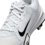 Nike Force Zoom Trout 9 Pro Baseball Cleat - Men's White / Black Pure Platinum