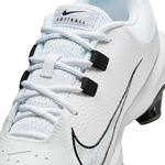 Nike Hyperdiamond 4 Pro Molded Softball Cleat - Women's White / Wolf Grey Black