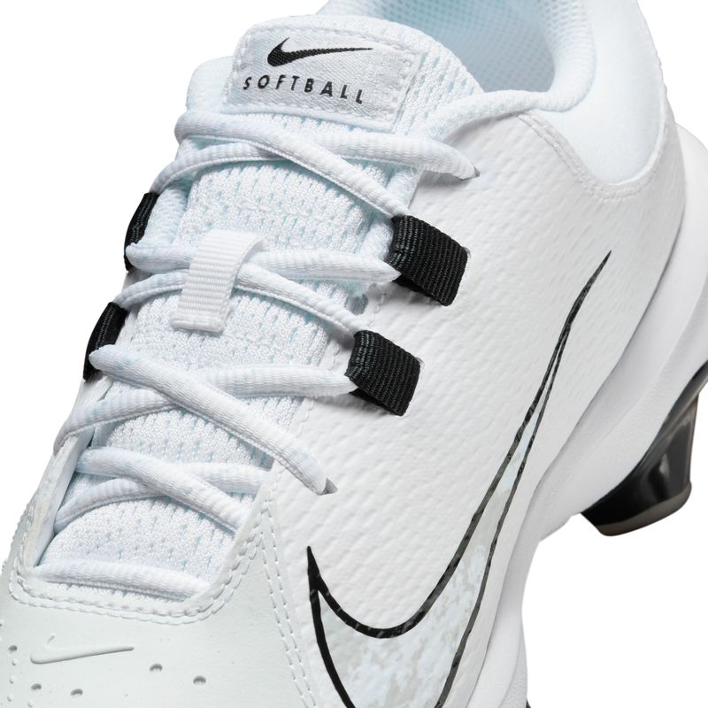 Nike Hyperdiamond 4 Pro Molded Softball Cleat - Women's White / Wolf Grey Black