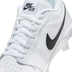 Nike Jordan 1 Retro MCS Low Molded Baseball Cleat - Men's White / Black
