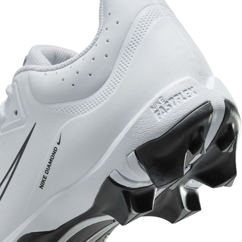 Nike Hyperdiamond 4 Keystone Molded Baseball Cleat - Women's White / Pure Platinum Black