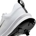 Nike Force Zoom Trout 9 Pro Baseball Cleat - Men's White / Black Pure Platinum