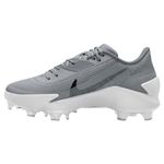 Nike Diamond Showcase Molded Baseball Cleat - Men's Wolf Grey / Black White