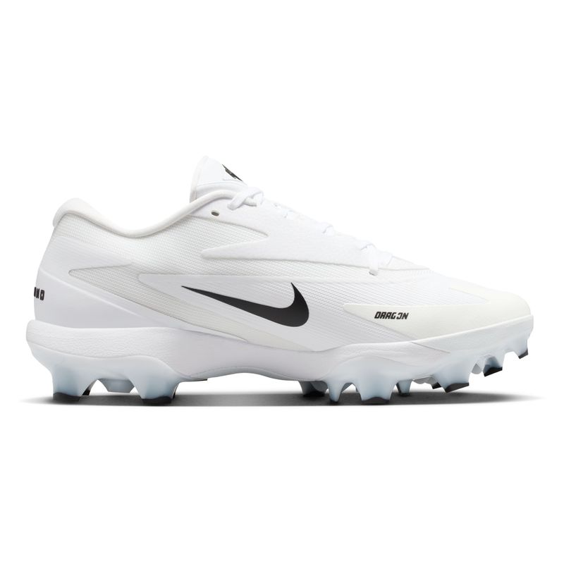 Nike Diamond Standout Molded Baseball Cleat - Men's White / Black