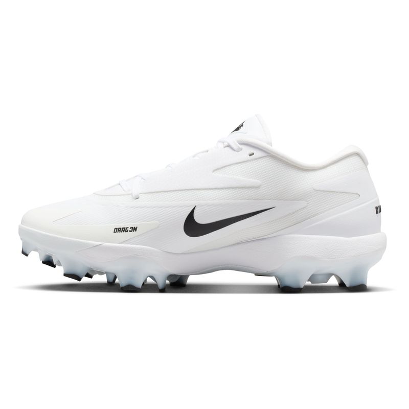 Nike Diamond Standout Molded Baseball Cleat - Men's White / Black