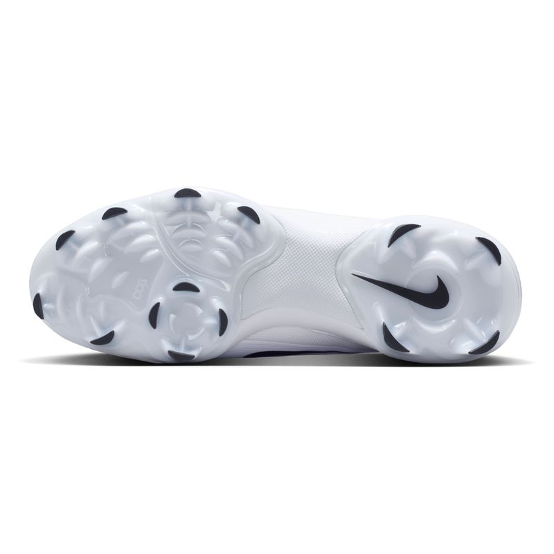 Nike Diamond Standout Molded Baseball Cleat - Men's White / Black