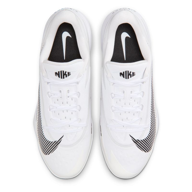 Nike Diamond Standout Molded Baseball Cleat - Men's White / Black