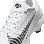 Nike Diamond Standout Molded Baseball Cleat - Men's White / Black