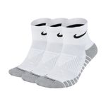 Nike Everyday Max Cushioned Training Ankle Sock (3 Pack) White / Wolf Grey / Black