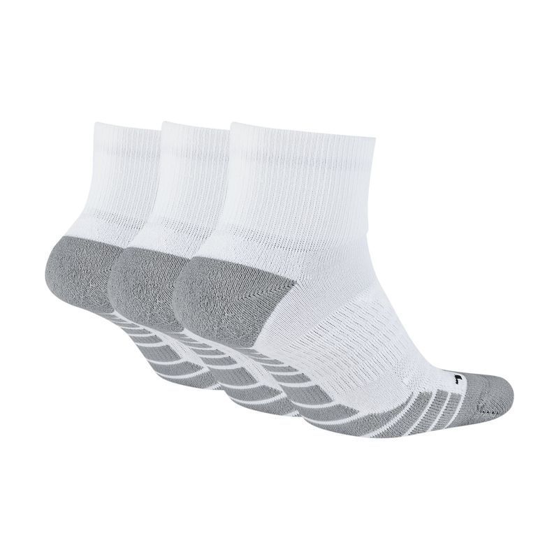 Nike Everyday Max Cushioned Training Ankle Sock (3 Pack) White / Wolf Grey / Black