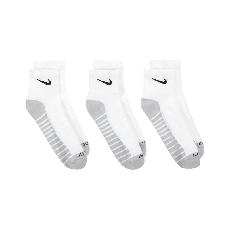 Nike Everyday Max Cushioned Training Ankle Sock (3 Pack) White / Wolf Grey / Black