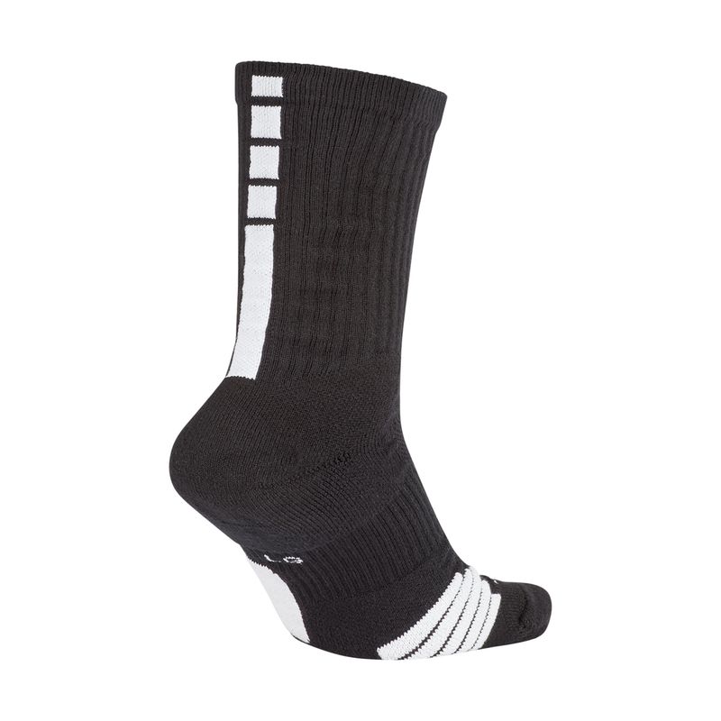 Nike Elite Crew Basketball Sock Black / White / White