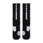Nike Elite Crew Basketball Sock Black / White / White