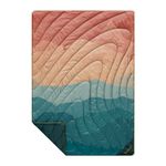 Rumpl Original Printed Puffy Blanket Rocky Mountain Sunset Fade
