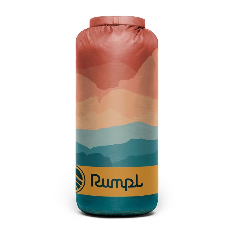 Rumpl Original Printed Puffy Blanket Rocky Mountain Sunset Fade