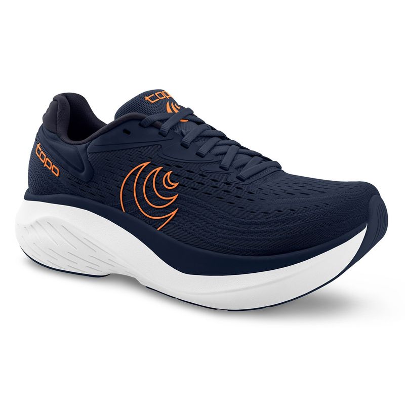 Topo Athletic Atmos 2 Running Shoe -Men's Navy / Orange