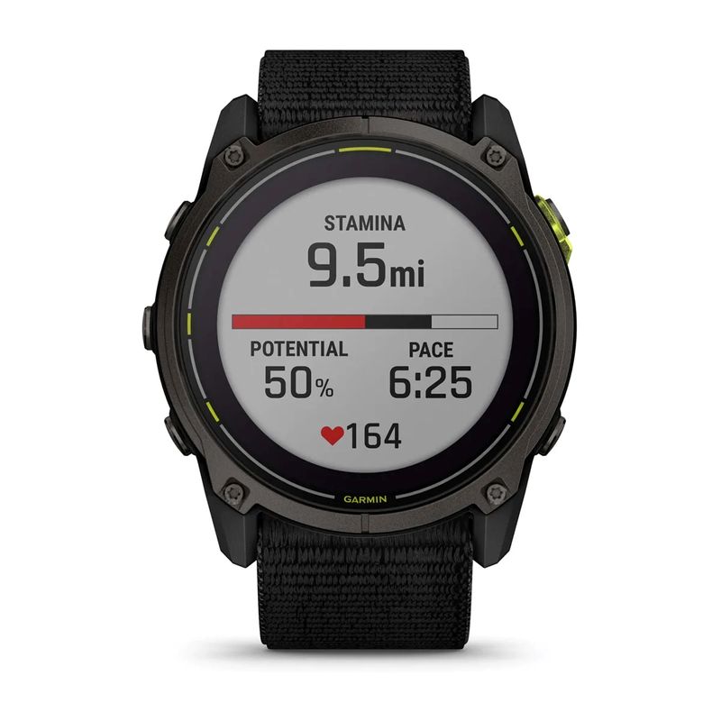 Garmin Enduro 3 GPS Watch Carbon Gray Dlc Titanium / Black Band