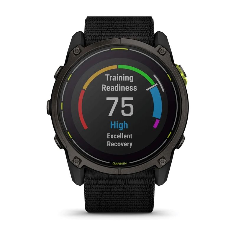 Garmin Enduro 3 GPS Watch Carbon Gray Dlc Titanium / Black Band