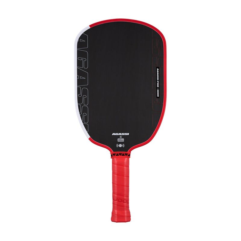 JOOLA Agassi Pro 16mm Pickleball Paddle Black / Red