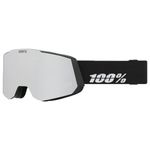 100% Snowcraft Goggle Essential Black / Hiper Silver Mirror + Hiper Turquoise Mirror