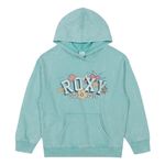 Roxy Floral Oversized Hoodie - Girls' Wasabi