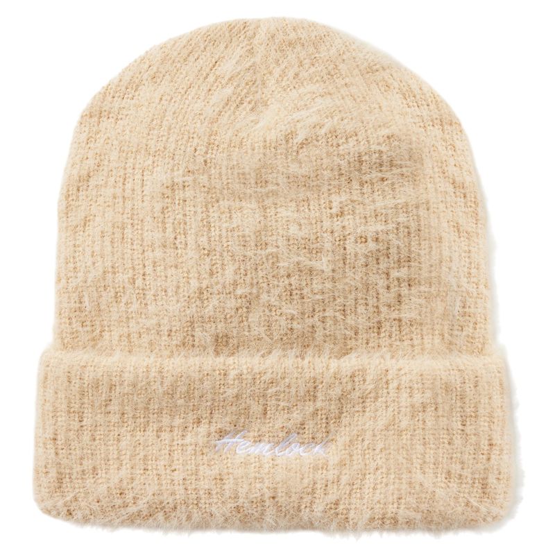 Hemlock Ivy Fuzzy Beanie - Infant Oat
