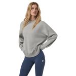 Vuori Sedona Seams Crew - Women's Light Heather Grey