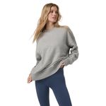 Vuori Sedona Seams Crew - Women's Light Heather Grey