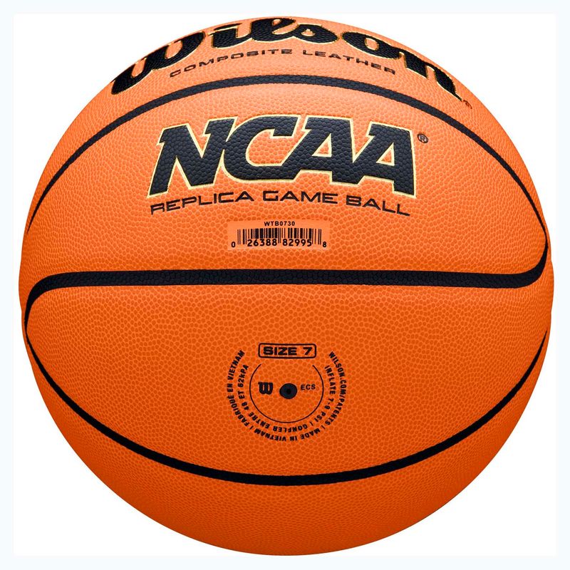 Wilson NCAA Replica Game Basketball Orange