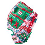 Wilson A2000 December 2025 GTOM Glove Kelly Green / Holiday Sweater