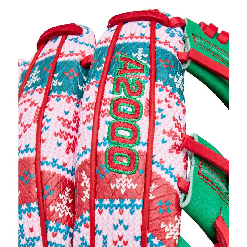 Wilson A2000 December 2025 GTOM Glove Kelly Green / Holiday Sweater