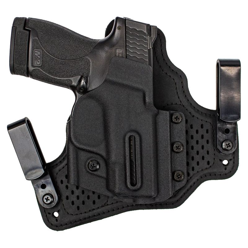 Black Arch Dual Clip IWB Protos-M Holster Black / Grey